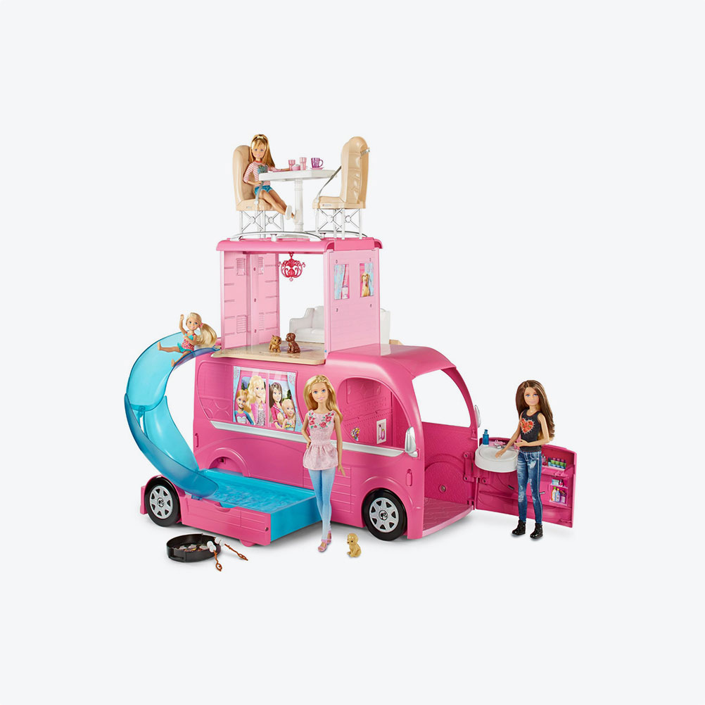 Pink car toy for baby